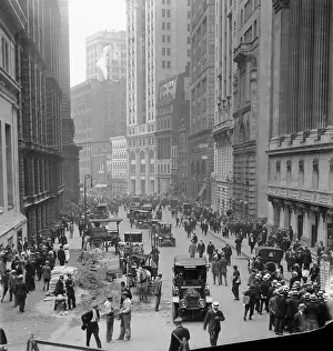 Commerce Prints: Wall Street During European War Crisis