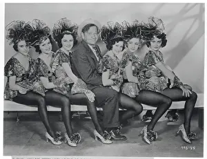 Wallace Beery with Women in Old Soak