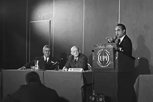 Wallace Giving Speech at Podium