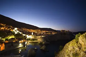 Dubrovnik Prints: Walled city of Dubrovnik, Southeastern Tip of Croatia
