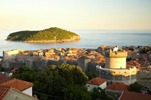 Walled City of Dubrovnik, Southeastern Tip of Croatia, Dalmation Coast, Adriatic Sea, Croatia, Eastern Europe