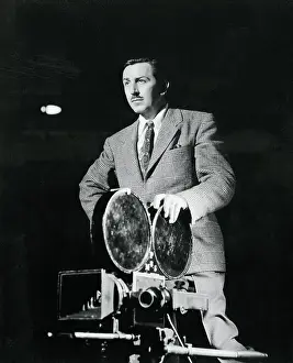 Walt Disney with Camera