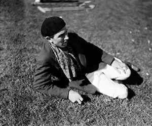 Founder Prints: Walt Disney Reclining on Lawn