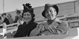 Alhambra Prints: Walt Disney and Rose Strada Watching Polo Match
