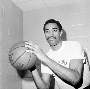 Walt Frazier in Posed Action Shot