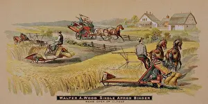 Farmer Prints: Walter A. Wood Single Apron Binder Advertisement