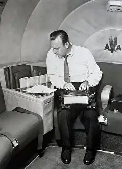 Anchor Prints: Walter Cronkite Typing