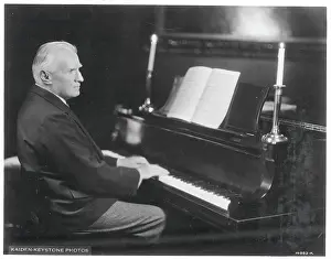 Walter Damrosch Playing Piano