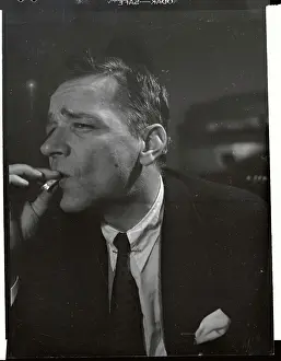 Walter Evans Smoking a Cigarette