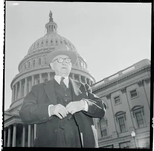 Walter F Prints: Walter George Posing in Front of the Capitol Dome