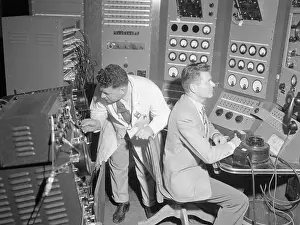 Berkeley Prints: Walter Gibbins and Marvin Martin in Control Room