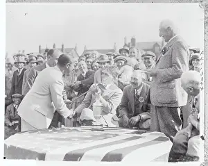 Gratitude Prints: Walter Hagen Congratulating Bobby Jones