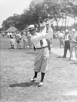 Championship Prints: Walter Hagen At End Of Golf Swing