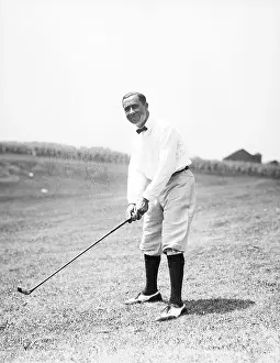 Walter Hagen Golfing