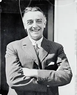 Walter Hampden With His Arms Folded