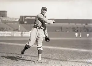Pitcher Prints: Walter Johnson Pitching in Season Opener