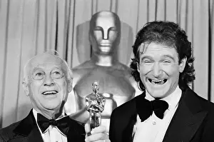 Walter Lentz & Robin Williams @ Oscars