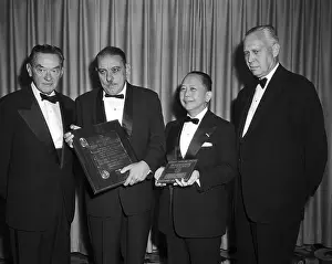 Carlos Pena Romulo Prints: Walter Lippmann at Award Ceremony
