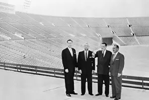 Seats Prints: Walter O'Malley at LA Coliseum