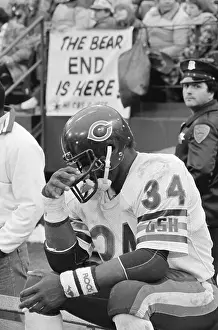 Walter Payton is Dejected as Team Loses Game