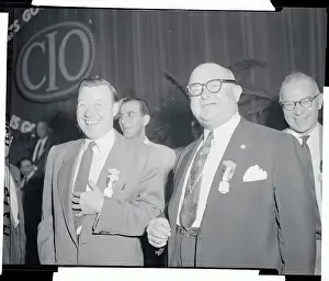Michael J Prints: Walter Reuther and Michael Quill