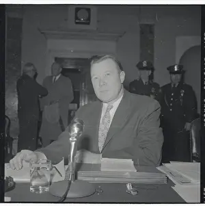 Walter Reuther Sitting at His Desk
