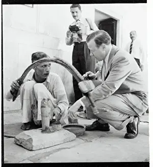 Walter Reuther Speaking With a Workman