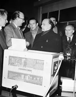 Walter Ulbricht Chatting with a Colleague