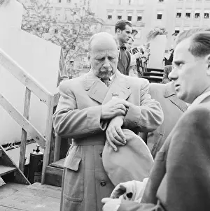 Leipzig Prints: Walter Ulbricht Checking His Watch