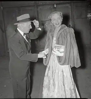 Walter Winchell Greeting Christine Jorgenson