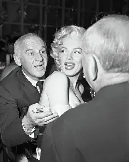 Strapless Prints: Walter Winchell and Marilyn Monroe at Party