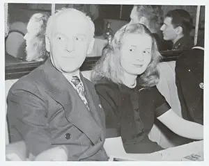 Walter Winchell Posing with Daughter