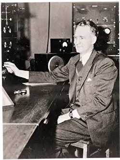 Walter Zinn with Science Instruments