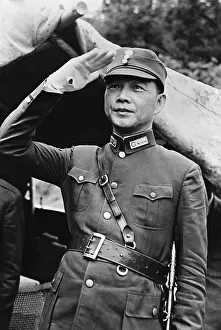 Wang Ching-Wei In Uniform Saluting