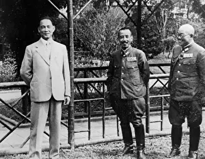 Traitor Prints: Wang Ching-Wei W/Japanese Officers
