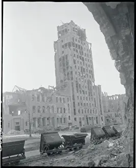 Warsaw Prints: War Damage in Warsaw 1946