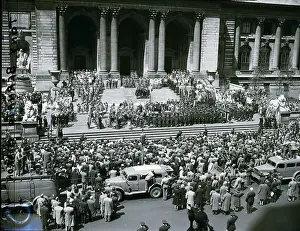 Library Prints: War Loan Sale Opening Ceremony