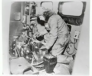 Ohio Prints: War Photographer in Plane with Equipment