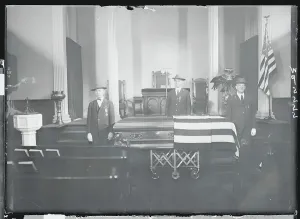 Respect Prints: War Veterans Guarding Casket