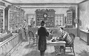 Stripes Prints: Warden & Convicts in Sing Sing Library