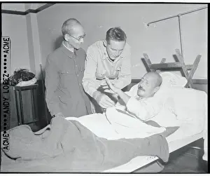 Warlord Tojo in Hospital Bed
