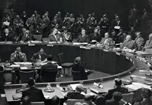 Warren Austin Addressing UN Delegates