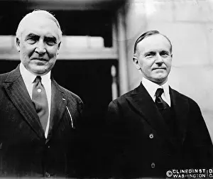 Harding Prints: Warren Harding & Calvin Coolidge Waistup