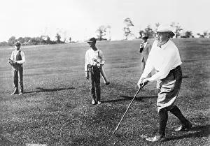 Knickers Prints: Warren Harding Playing Golf