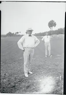 Harding Prints: Warren Harding Posing on Golf Course