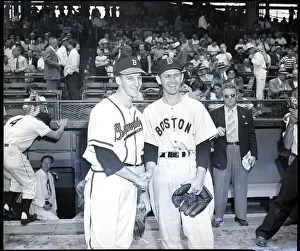 Warren Spahn and Mel Parnell
