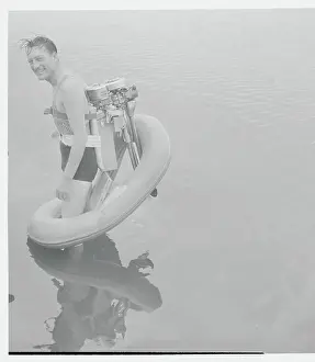 Warren Williams Wearing Aquatic Sport Equipment
