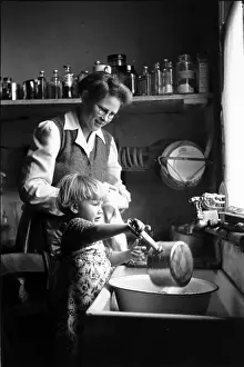 Cooking Utensils Prints: Washing Up