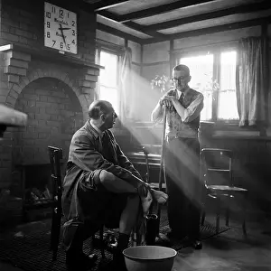 Shaft Of Light Prints: Washing Feet