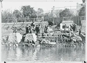Baghdad Prints: Washing Wool on Baghdad